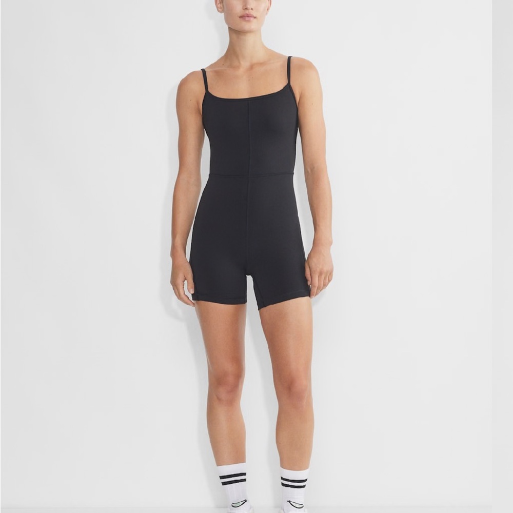 Aritzia Fitted Romper (Golden Material) 5inch